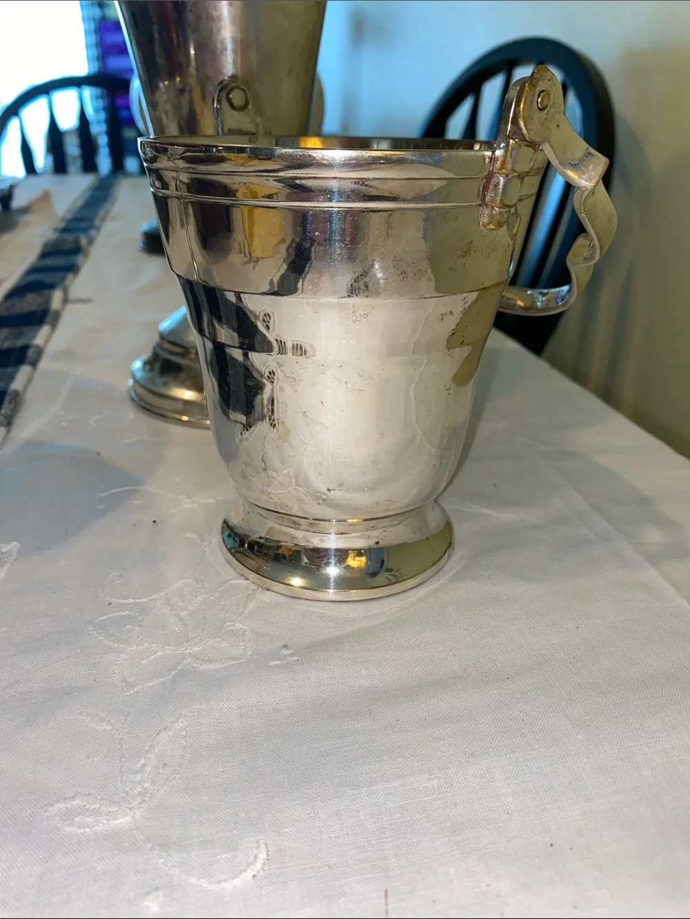 Vintage Art Deco Silver Plated Ice Bucket